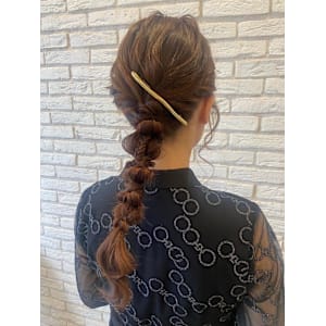 ヘアセット/20代30代40代/姪浜