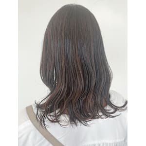 くびれ/ミディアム/ラベージュ