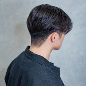 韓国風センターパート　ニュアンスパーマ	