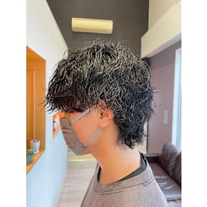 メンズヘア×パーマ