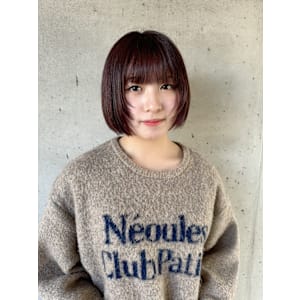 顔周りレイヤーボブ