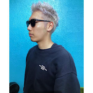 スパイキーショートシルバーホワイト