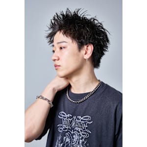 ダークアッシュ/アッシュブラック/カルマパーマ/ベリーショー