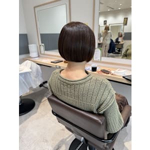 【スタイル】ボブ×ダークカラー