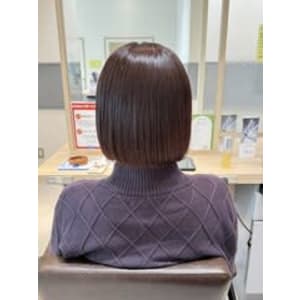 【スタイル】ラベンダーブラウン×ボブ