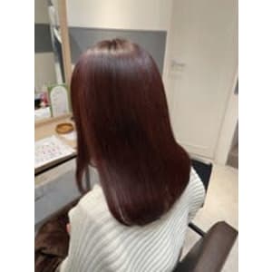 【スタイル】カシスカラー×ツヤ髪スタイル