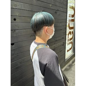 ブルーグリーンアンブレラ