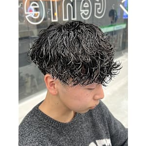 ツイストスパイラル/波巻き/ハイライト/マッシュパーマ