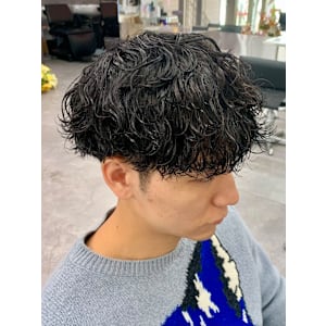 ツイストスパイラル/波巻き/ハイライト/マッシュパーマ