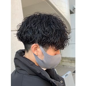 ツイストスパイラル/波巻き/ハイライト/マッシュパーマ