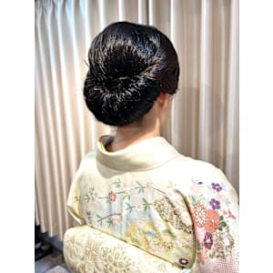 訪問着着付け＆ヘアセット