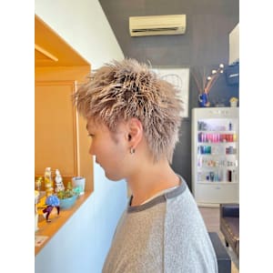 メンズヘア×トリプルカラー