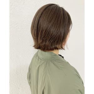 髪質改善カラー/ボブ/髪質改善/ベージュカラー