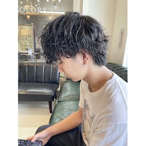 ショートウルフ/メンズ/ツイストスパイラル/高橋