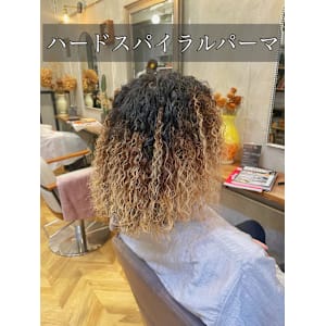【スパイラルパーマ】メンズハードスパイラル
