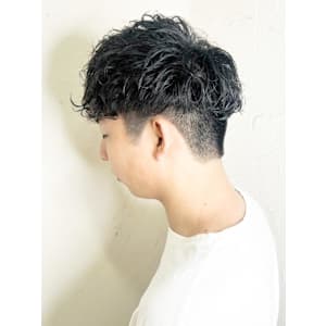 【Reir_下北沢】*メンズパーマ＋マッシュ＋ツーブロック*
