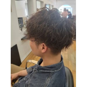 メンズスパイラルパーマ　20代/30代/40代