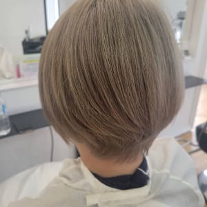 大人女性ショート×透明感カラー　30代/40代/50代