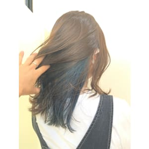 夏先取りインナーカラー