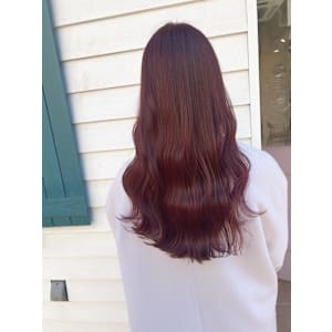 　透明感　バイオレット　ロング