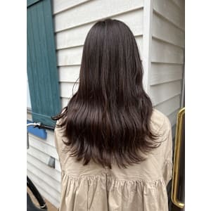 ミディアム　スタイル　巻髪レイヤー