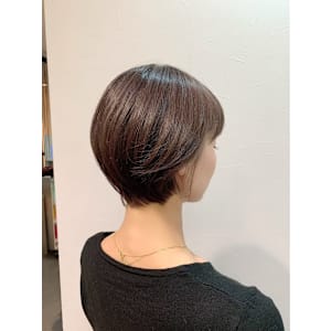 丸みショートボブ