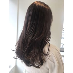 ミディアム　スタイル　巻髪レイヤー