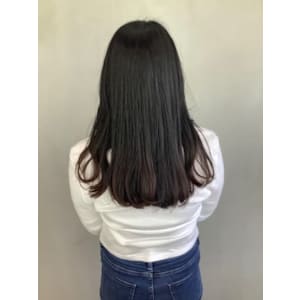 ミディアム　スタイル　巻髪ローレイヤー