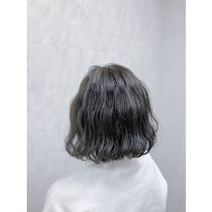 ミディアムスタイル　パーマ