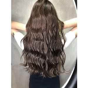 ロング透明感　グレ