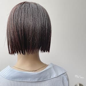 切りっぱなしボブ