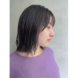 切りっぱなしボブ