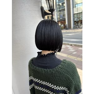 切りっぱなしボブ