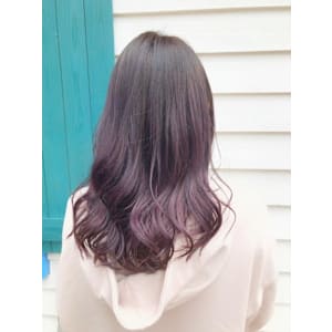 裾カラー　バイオレット