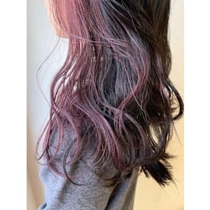 インナーカラー　バイオレット