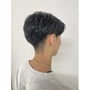 メンズカット/センターパート/ツーブロック
