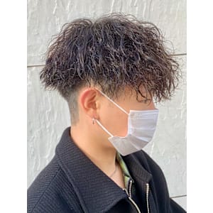 ツイストスパイラルパーマツイストパーマメンズマッシュパーマ