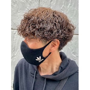 ツイストスパイラルパーマツイストパーマメンズマッシュパーマ