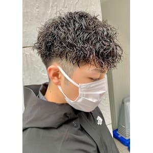 ツイストスパイラルパーマツイストパーマメンズマッシュパーマ