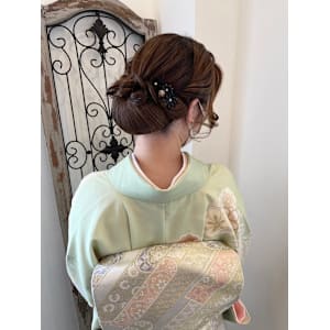 着物に似合うヘア