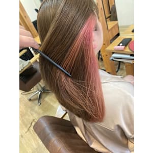 お客様髪質改善データ1329(インナーカラー)