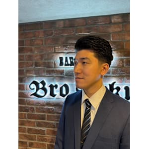 ビジネスオールバックスタイル