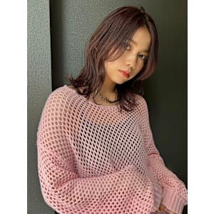 【 ミディアム × スモーキーピンクブラウン 】 浅野美紀