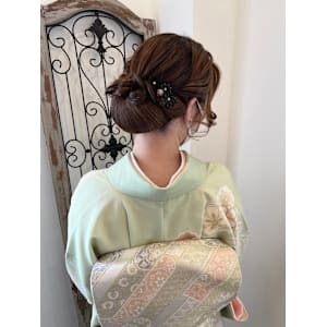 着物に似合うヘア
