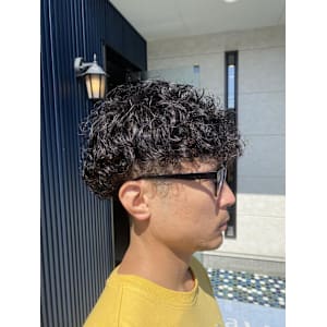 メンズプードルパーマ