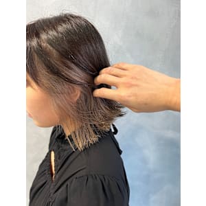 ミルクティーインナーカラー