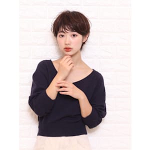 暗髪で大人ショート　アッシュグレーカラー - noa -hair relax- 【ノア】【ノア ヘアーリラックス】掲載中