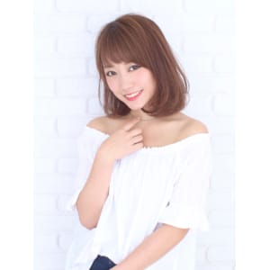 流しバング　美髪のススメ　イルミナカラー