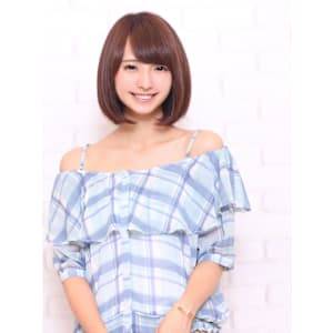 美髪で結べるボブスタイル　カジュアルカラー