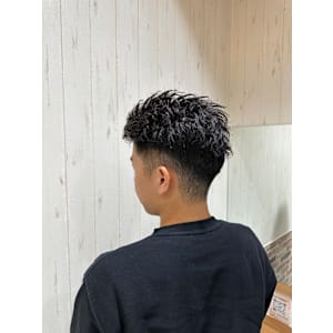 ツイストパーマ/フェードカット/メンズパーマ